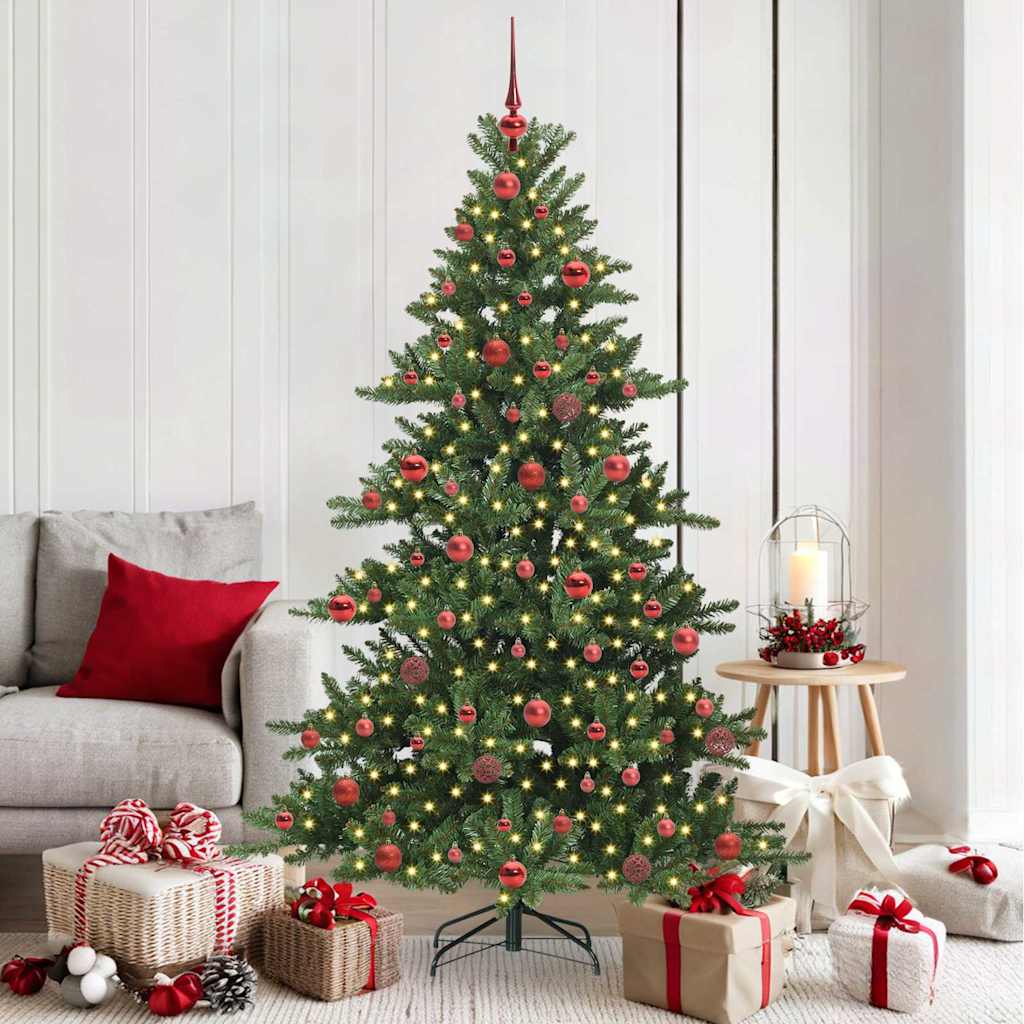 Kunstmatige Inklapbare Kerstboom met 300 LED 180 cm PVC
