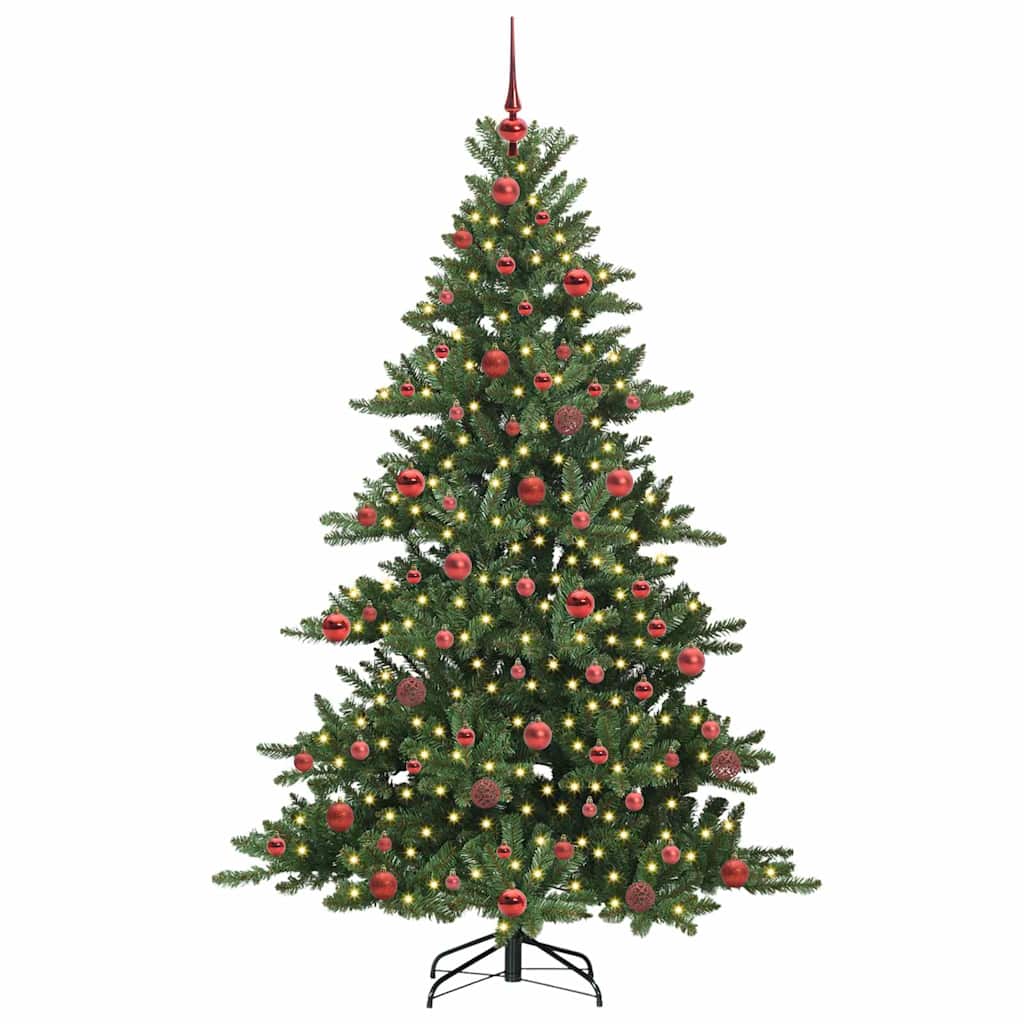 Kunstmatige Inklapbare Kerstboom met 300 LED 180 cm PVC
