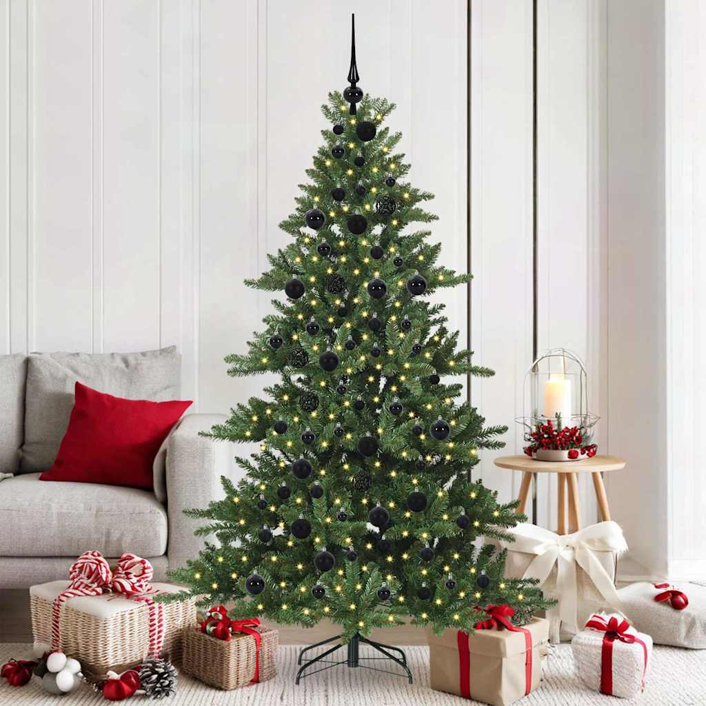 Kunstmatige Inklapbare Kerstboom met 300 LED 180 cm PVC