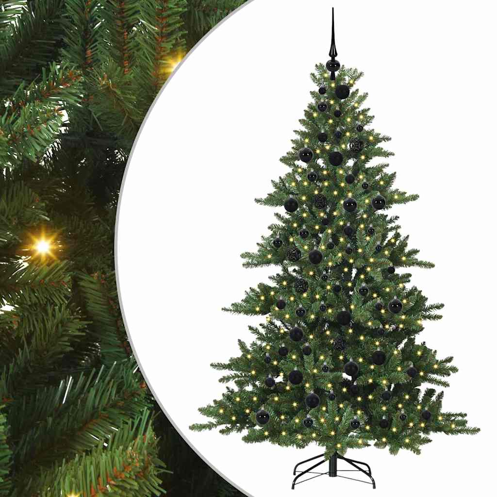 Kunstmatige Inklapbare Kerstboom met 300 LED 180 cm PVC