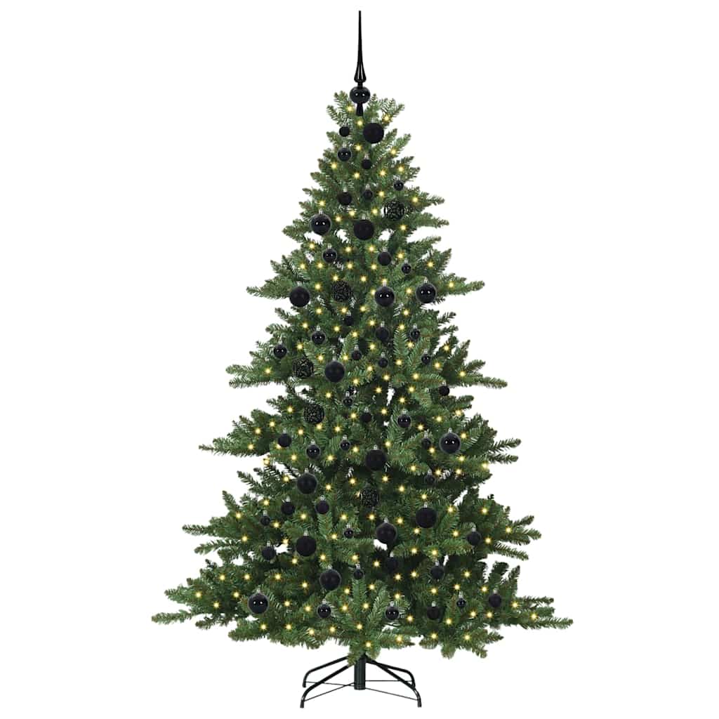 Kunstmatige Inklapbare Kerstboom met 300 LED 180 cm PVC