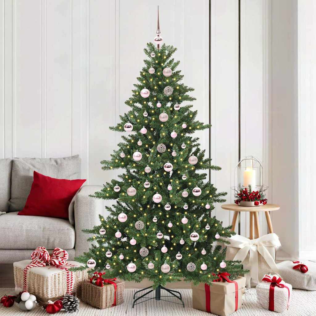 Kunstmatige Inklapbare Kerstboom met 300 LED 180 cm PVC