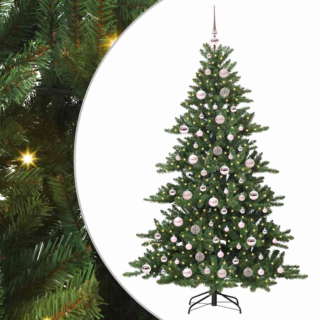 Kunstmatige Inklapbare Kerstboom met 300 LED 180 cm PVC