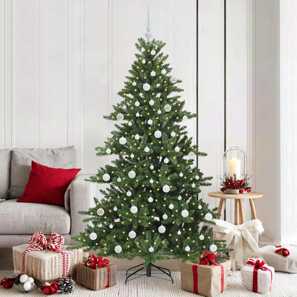 Kunstmatige Inklapbare Kerstboom met 300 LED 180 cm PVC