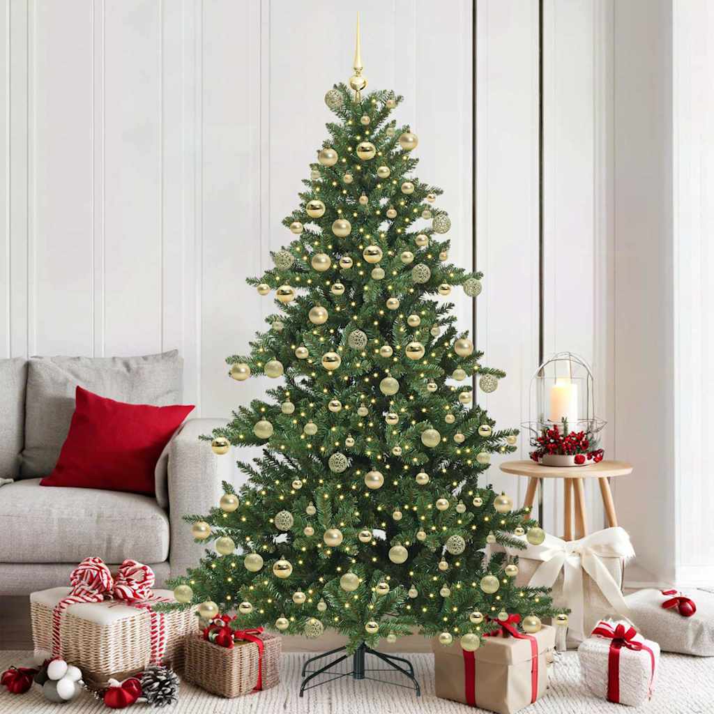 Kunstmatige Inklapbare Kerstboom met 300 LED 180 cm PVC