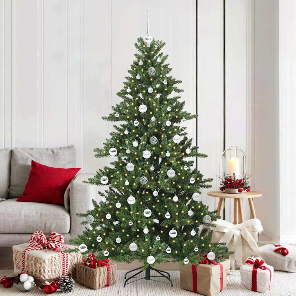 Kunstmatige Inklapbare Kerstboom met 300 LED 180 cm PVC