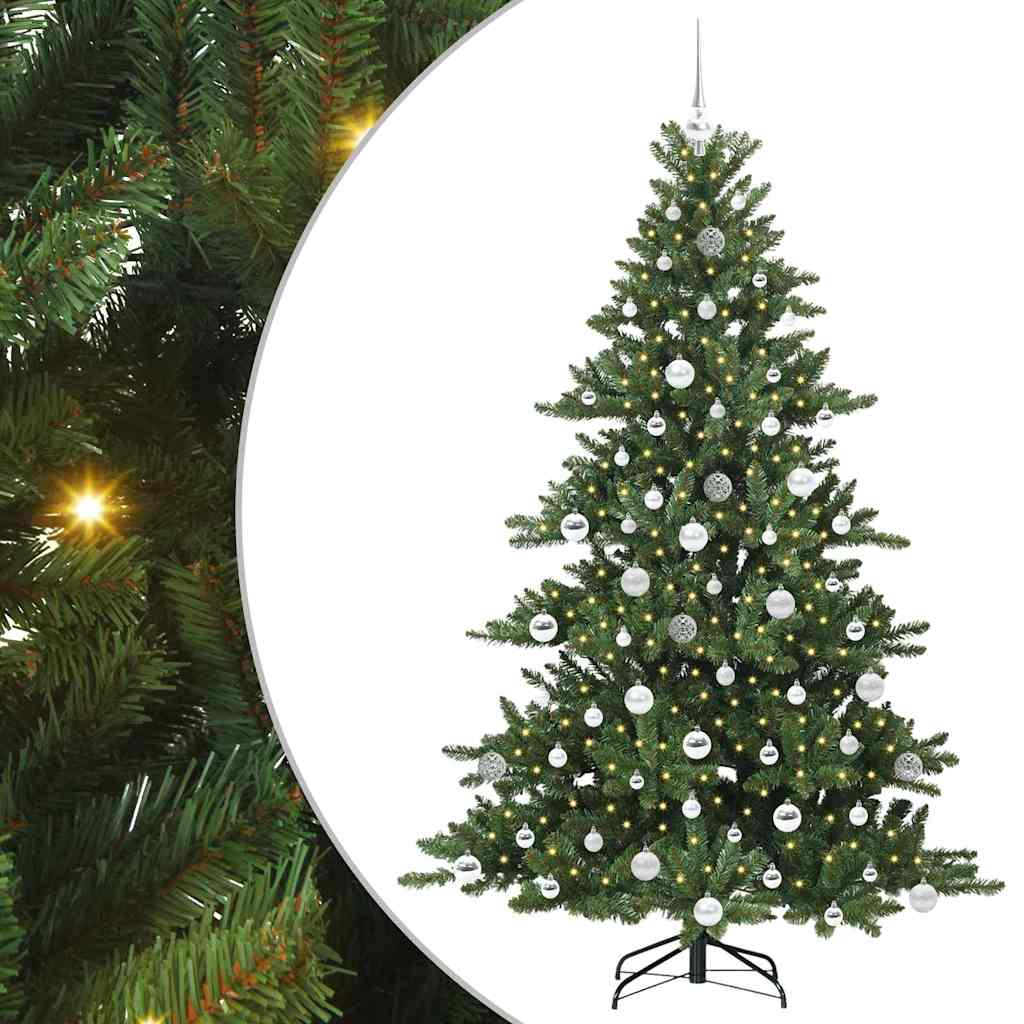 Kunstmatige Inklapbare Kerstboom met 300 LED 180 cm PVC