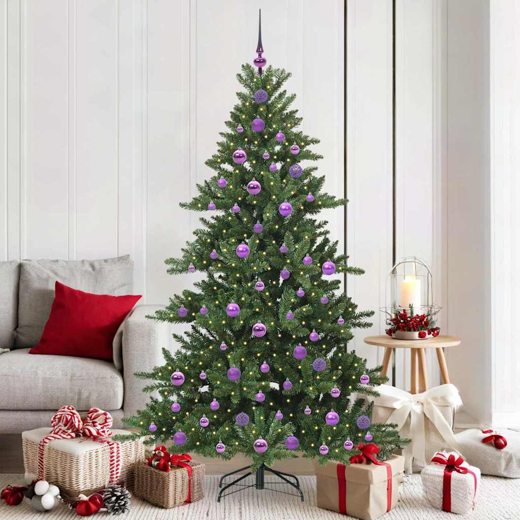 Kunstmatige Inklapbare Kerstboom met 300 LED 180 cm PVC