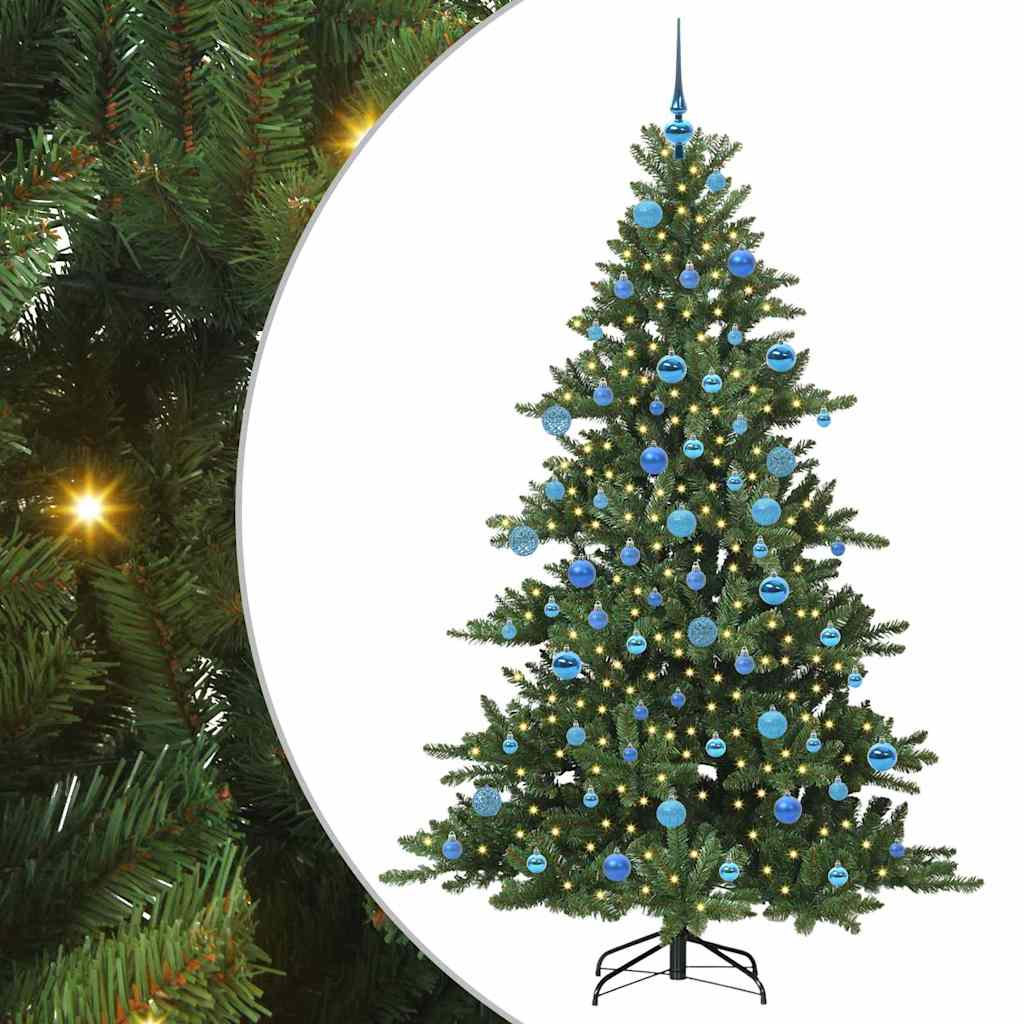 Kunstmatige Inklapbare Kerstboom met 300 LED 180 cm PVC