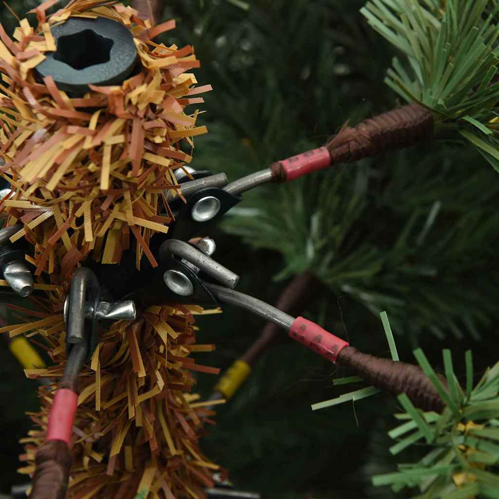 Kunstmatige Inklapbare Kerstboom met 300 LED 210 cm PVC