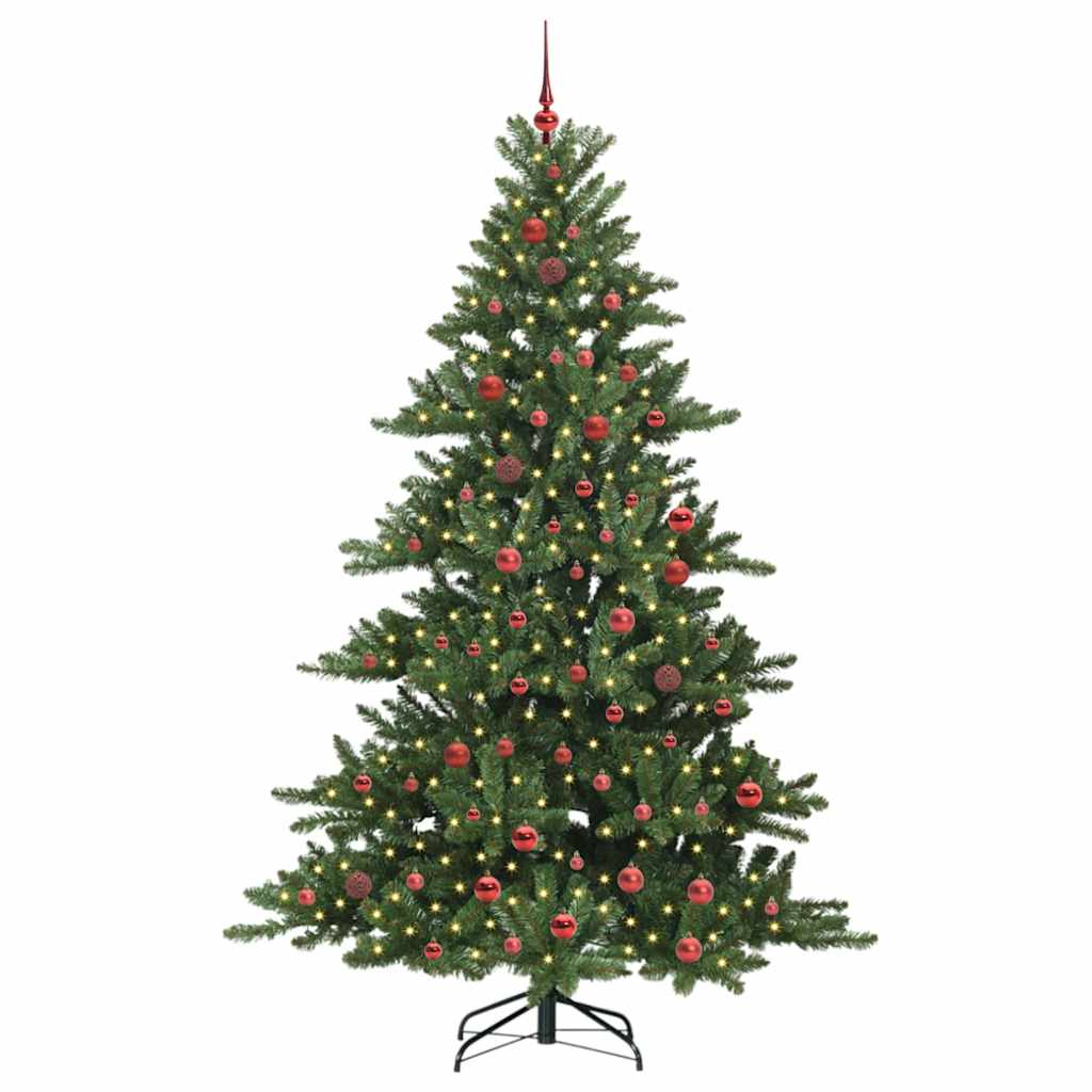 Kunstmatige Inklapbare Kerstboom met 300 LED 210 cm PVC