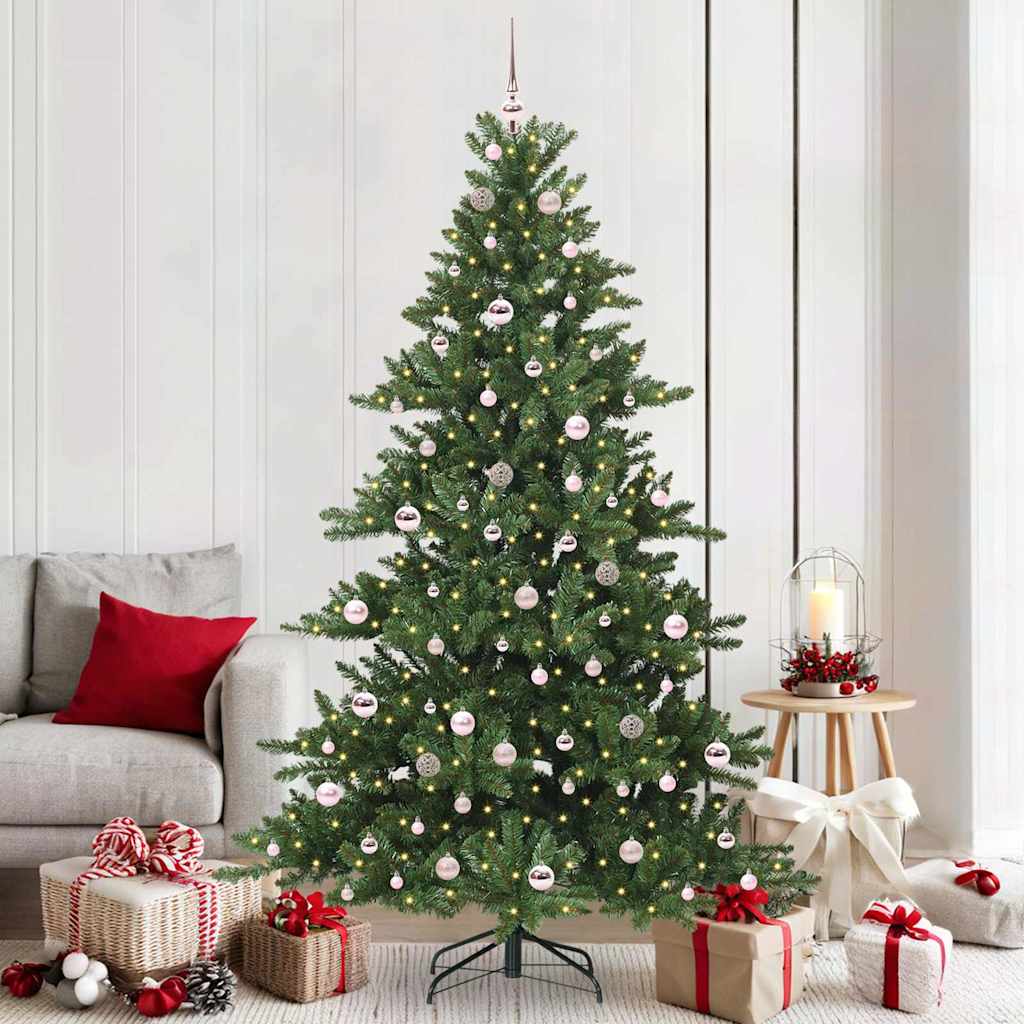 Kunstmatige Inklapbare Kerstboom met 300 LED 210 cm PVC