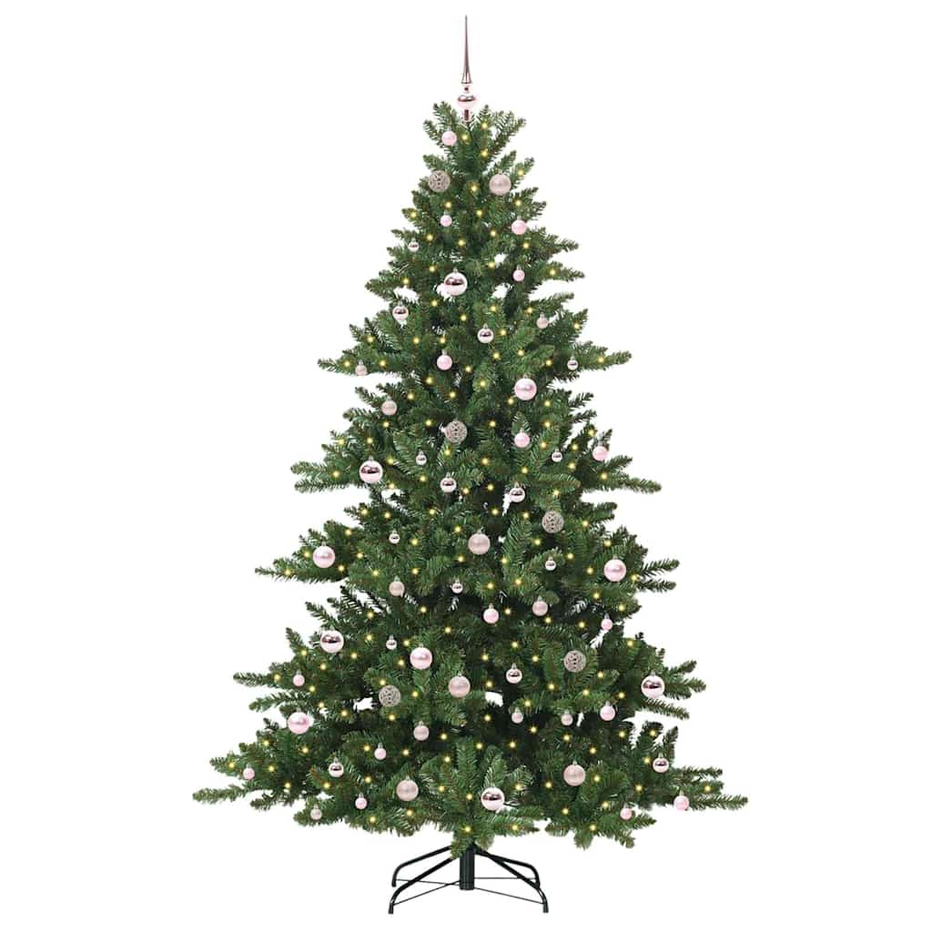 Kunstmatige Inklapbare Kerstboom met 300 LED 210 cm PVC