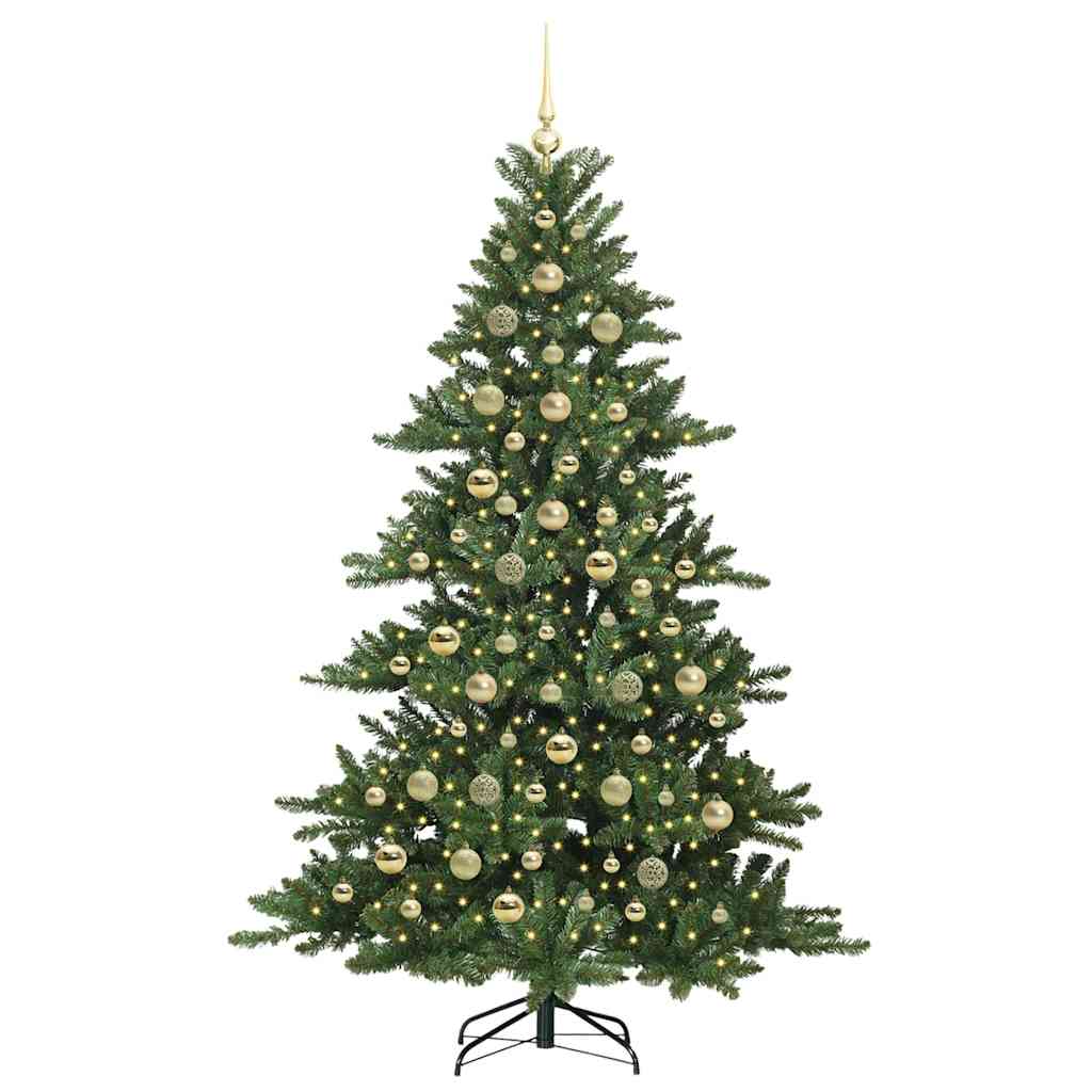 Kunstmatige Inklapbare Kerstboom met 300 LED 210 cm PVC