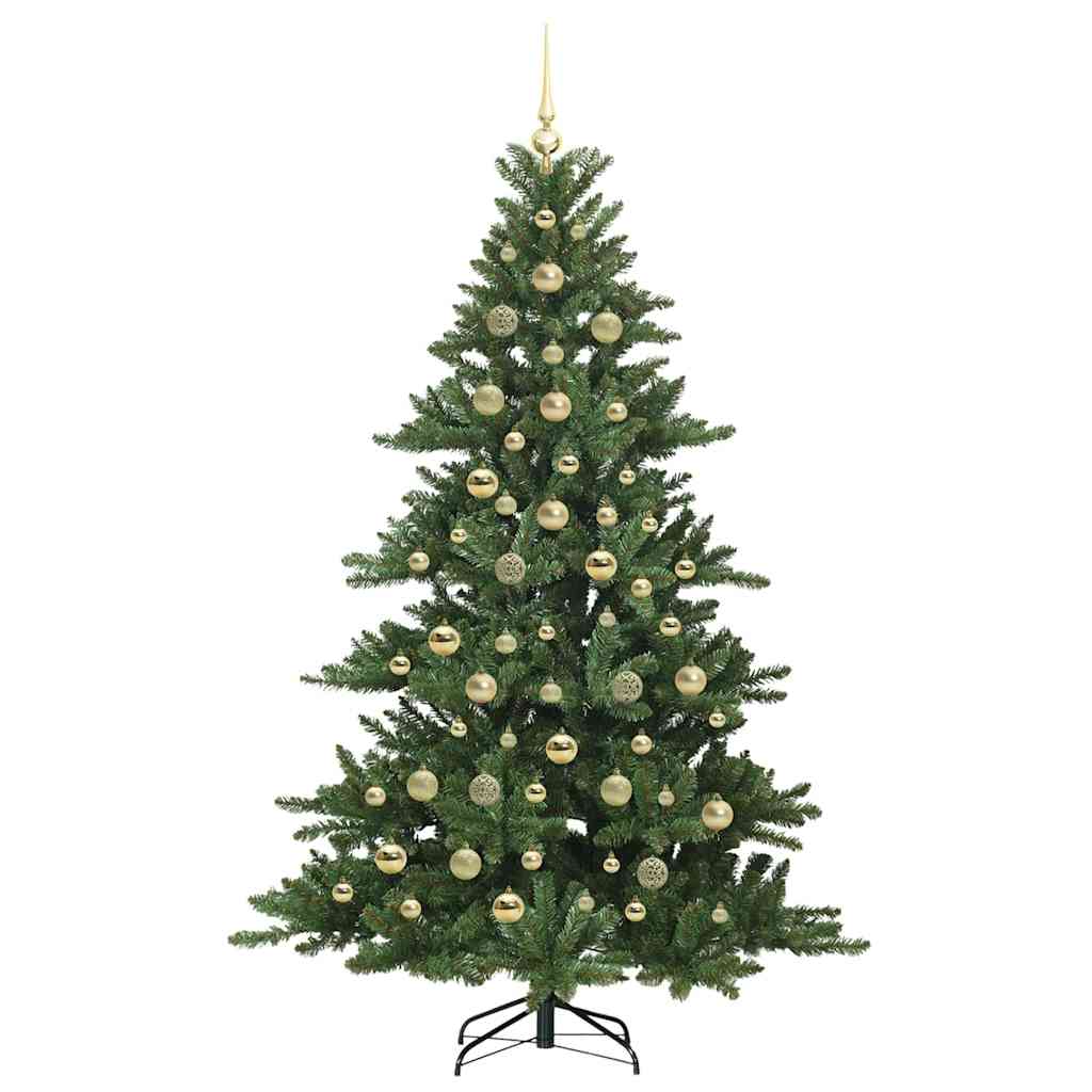 Kunstmatige Inklapbare Kerstboom met 300 LED 210 cm PVC