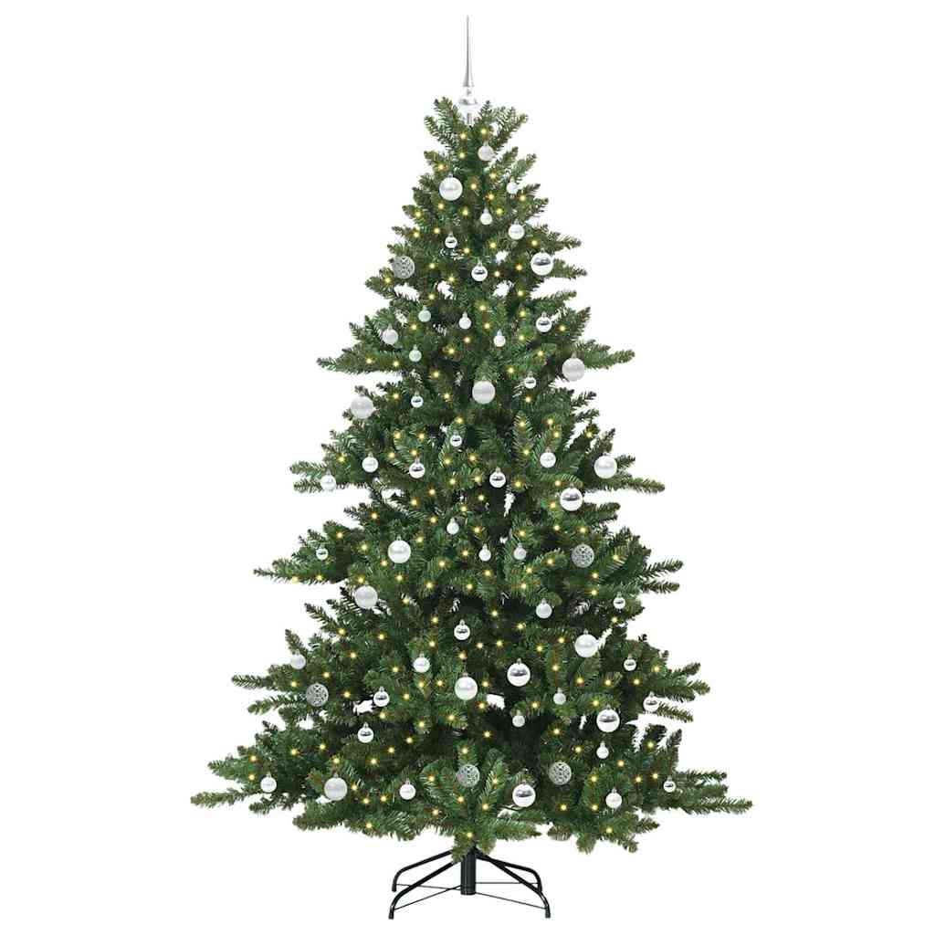 Kunstmatige Inklapbare Kerstboom met 300 LED 210 cm PVC