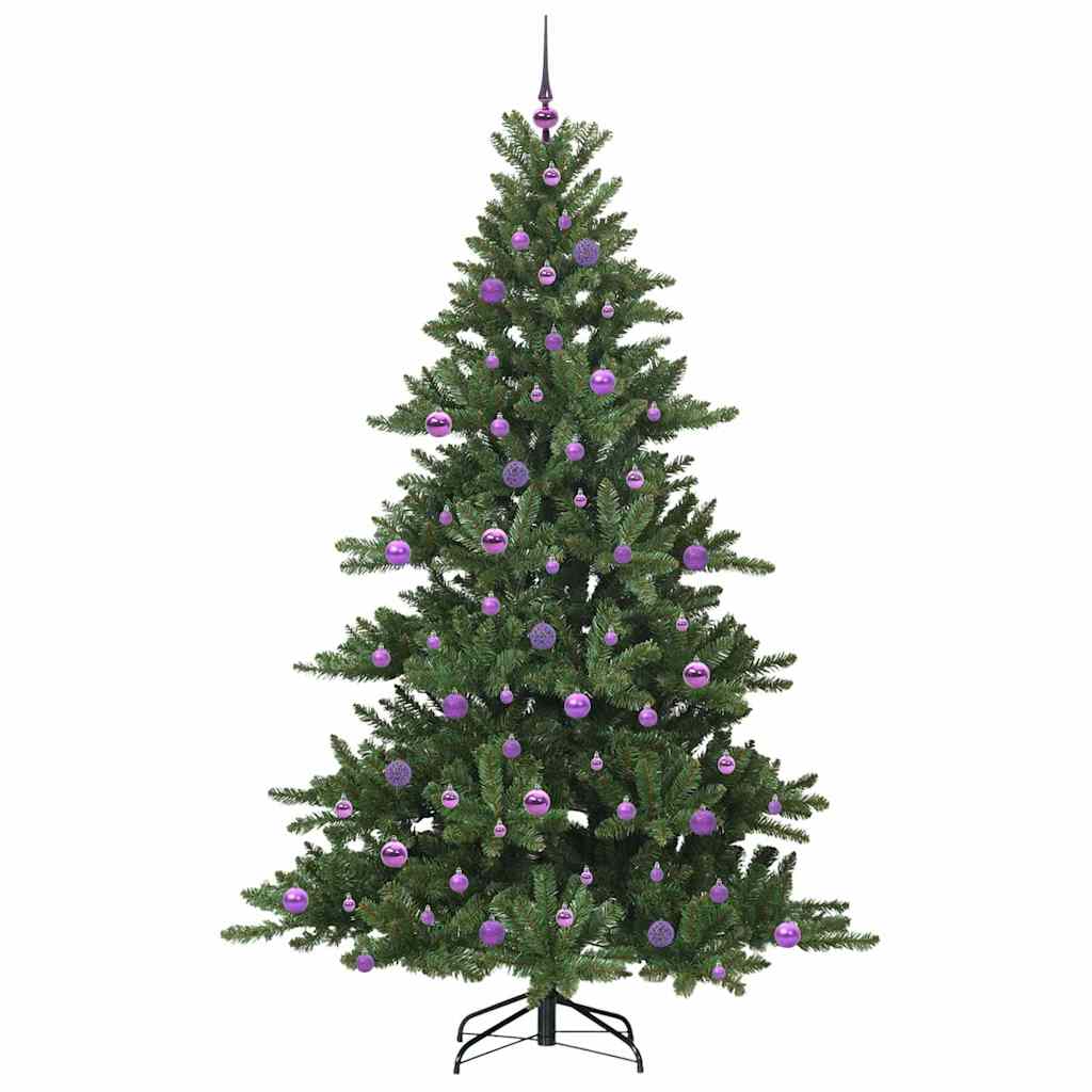Kunstmatige Inklapbare Kerstboom met 300 LED 210 cm PVC