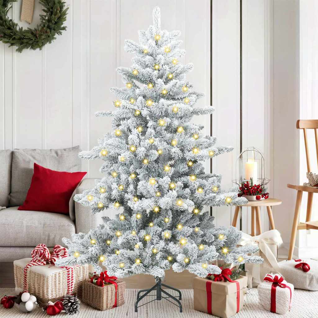 Kunstmatige Inklapbare Kerstboom met 150 LED 150 cm PVC