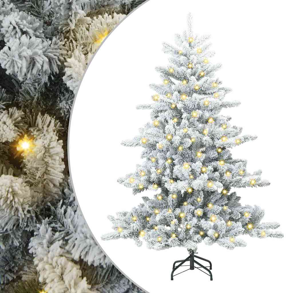 Kunstmatige Inklapbare Kerstboom met 150 LED 150 cm PVC