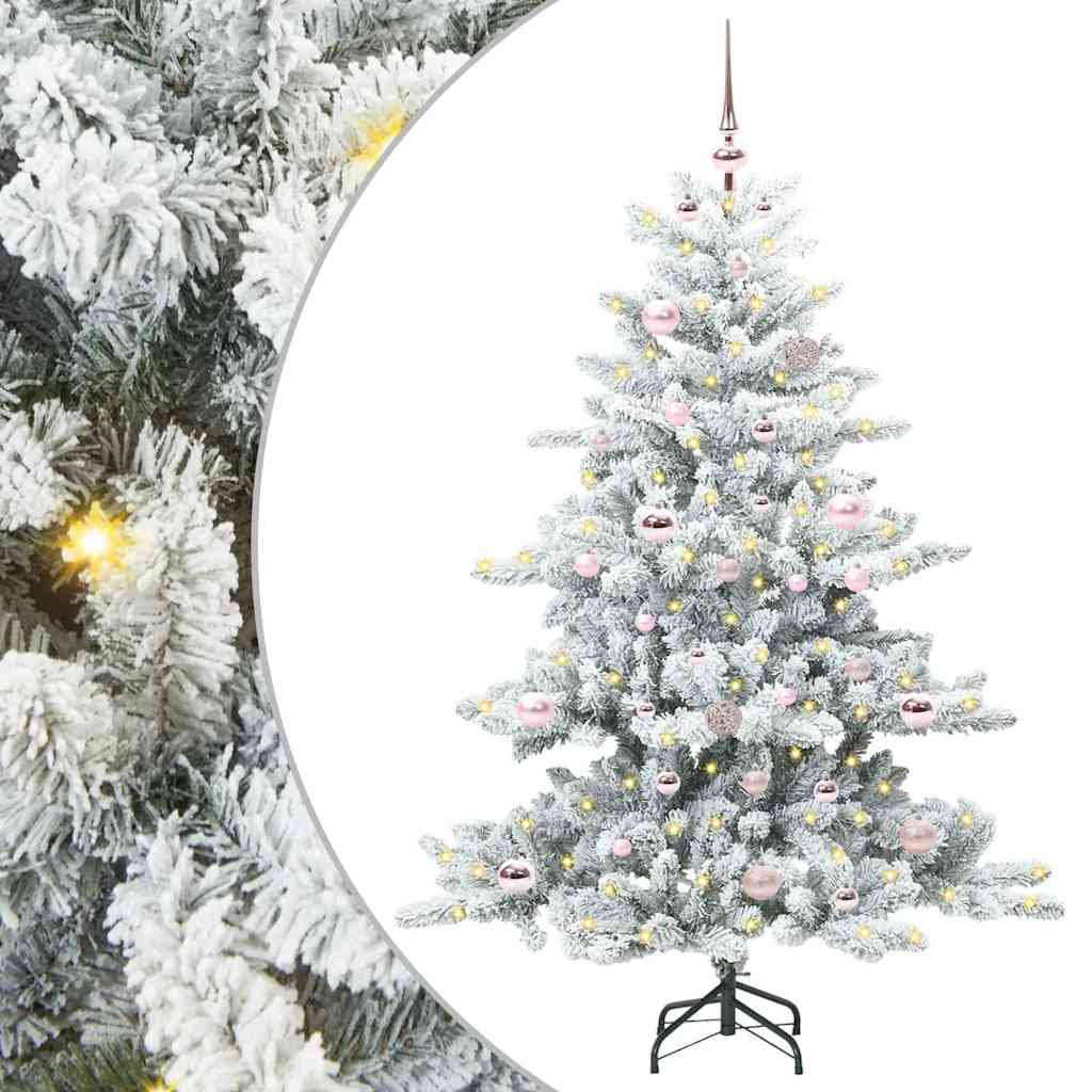 Kunstmatige Inklapbare Kerstboom met 150 LED 150 cm PVC
