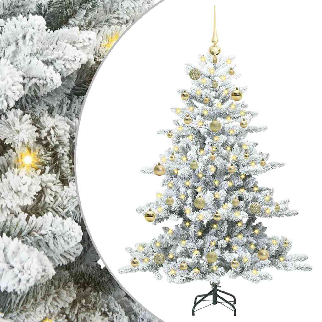 Kunstmatige Inklapbare Kerstboom met 150 LED 150 cm PVC