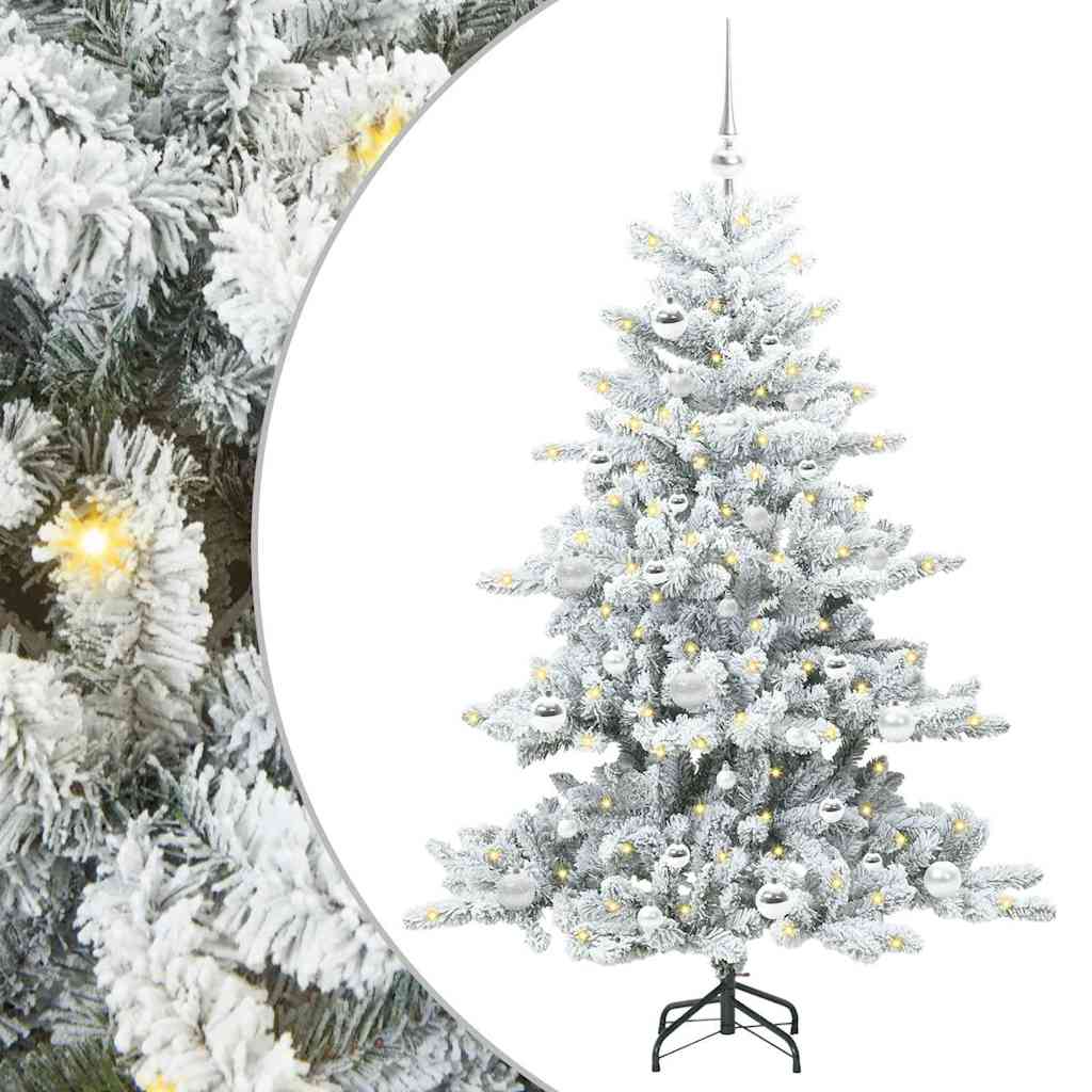 Kunstmatige Inklapbare Kerstboom met 150 LED 150 cm PVC