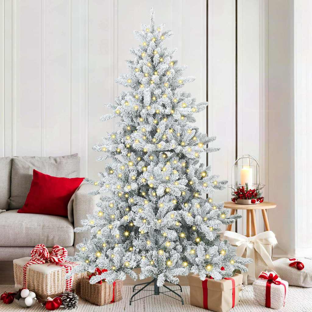 Kunstmatige Inklapbare Kerstboom met 300 LED 180 cm PVC