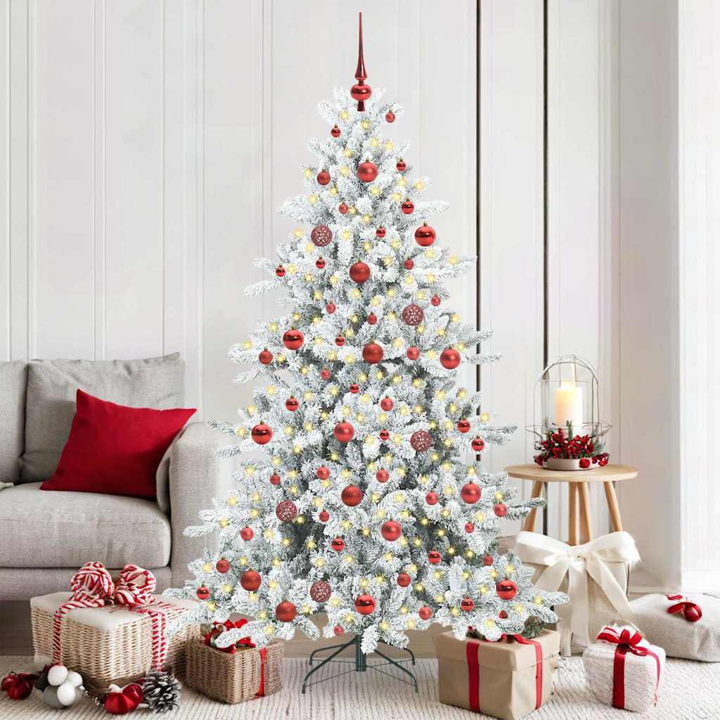 Kunstmatige Inklapbare Kerstboom met 300 LED 180 cm PVC