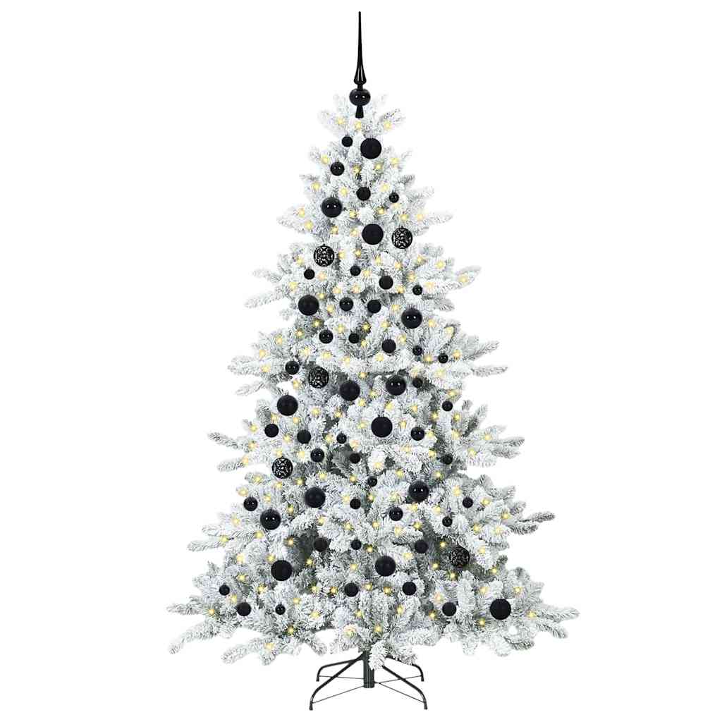 Kunstmatige Inklapbare Kerstboom met 300 LED 180 cm PVC