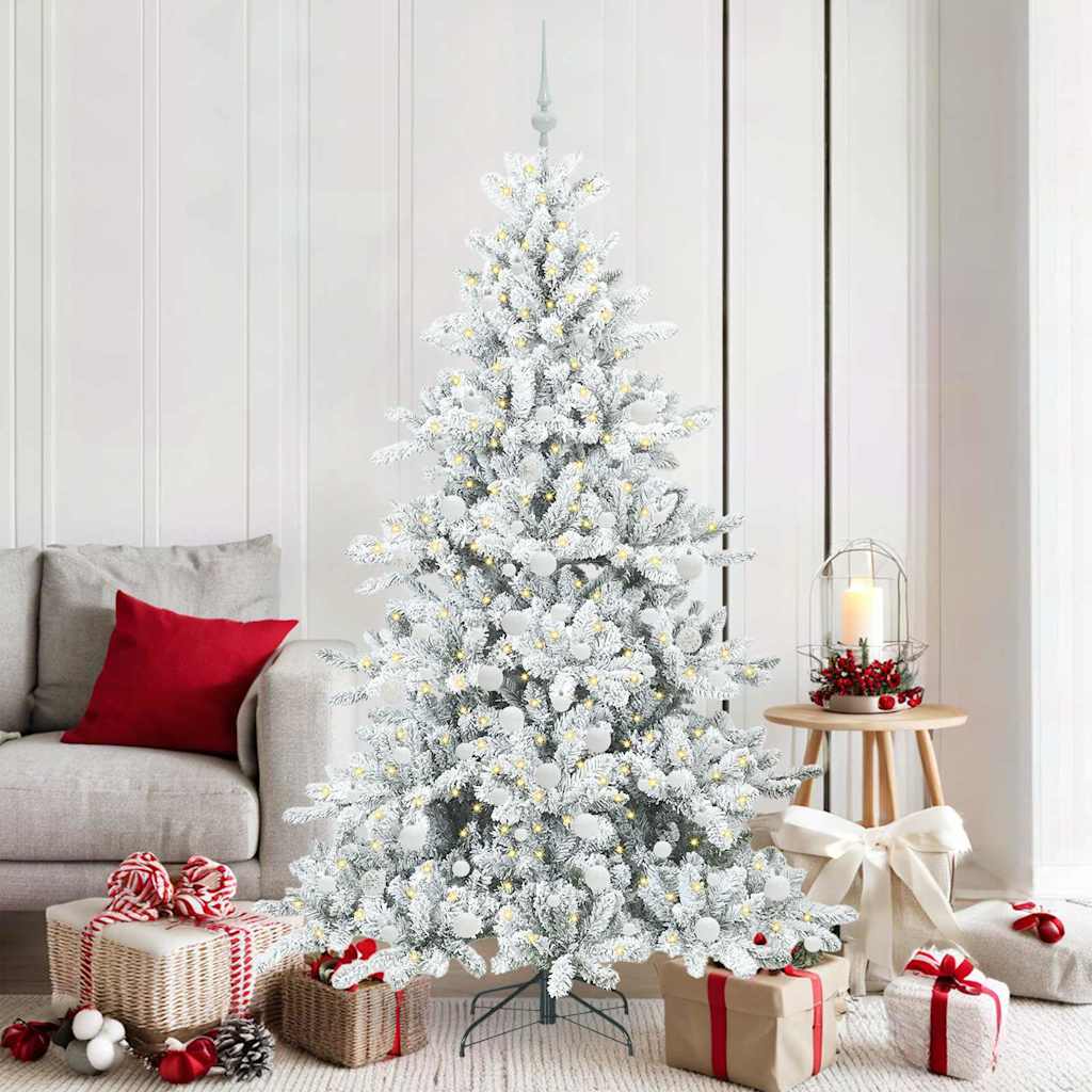 Kunstmatige Inklapbare Kerstboom met 300 LED 180 cm PVC