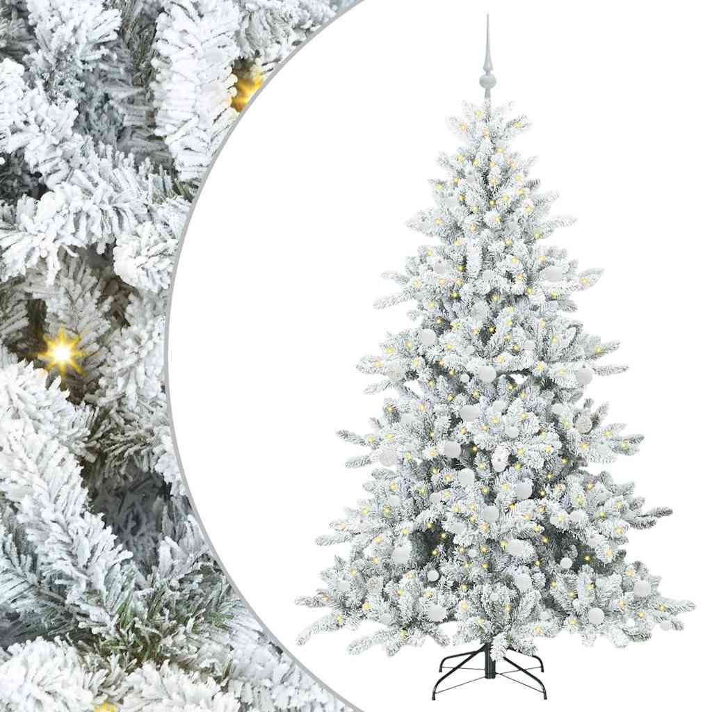 Kunstmatige Inklapbare Kerstboom met 300 LED 180 cm PVC