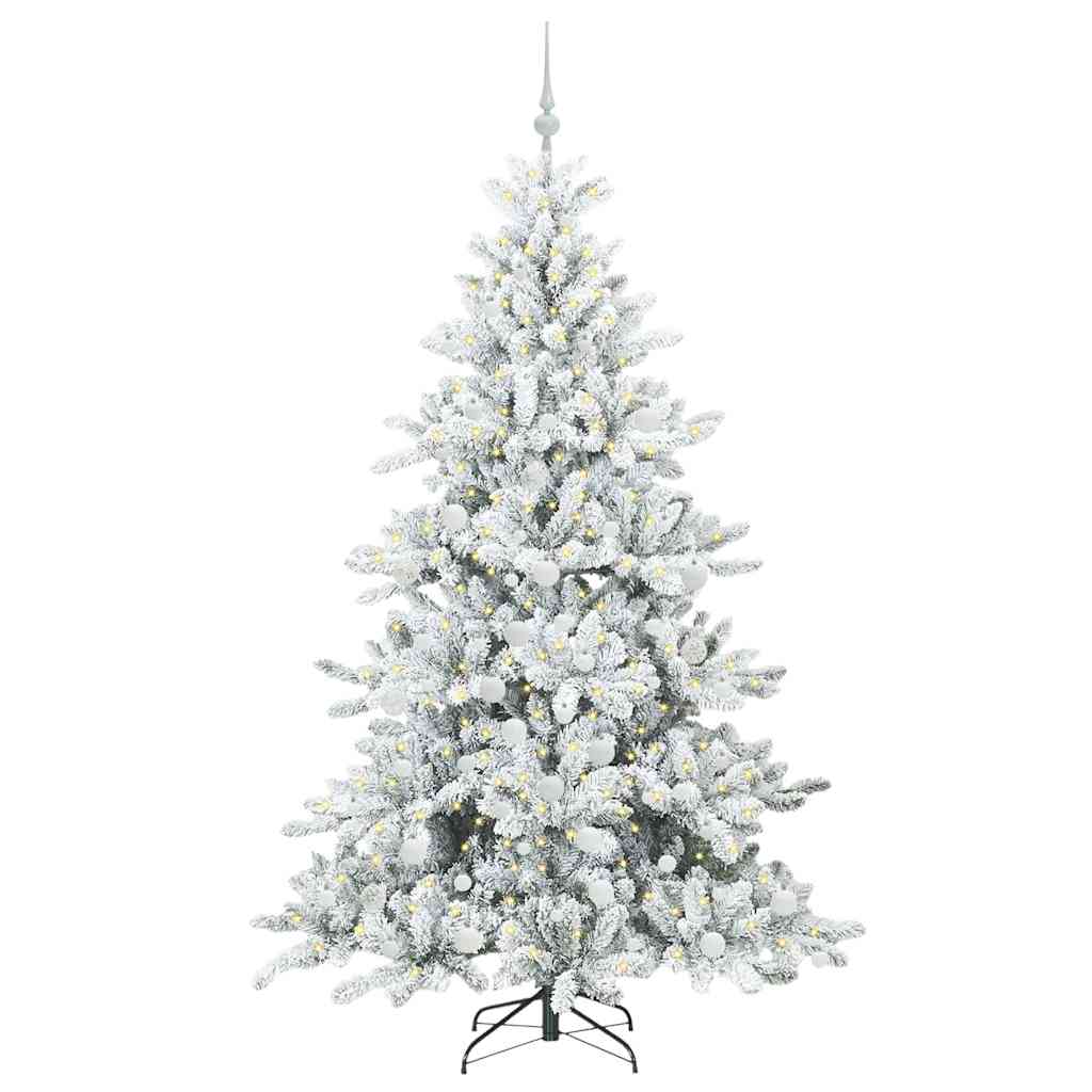 Kunstmatige Inklapbare Kerstboom met 300 LED 180 cm PVC