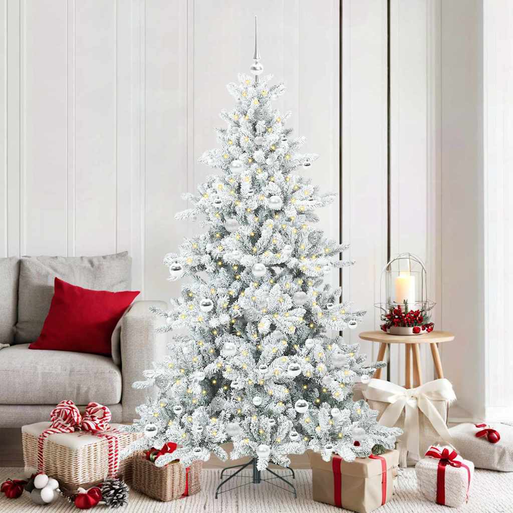 Kunstmatige Inklapbare Kerstboom met 300 LED 180 cm PVC