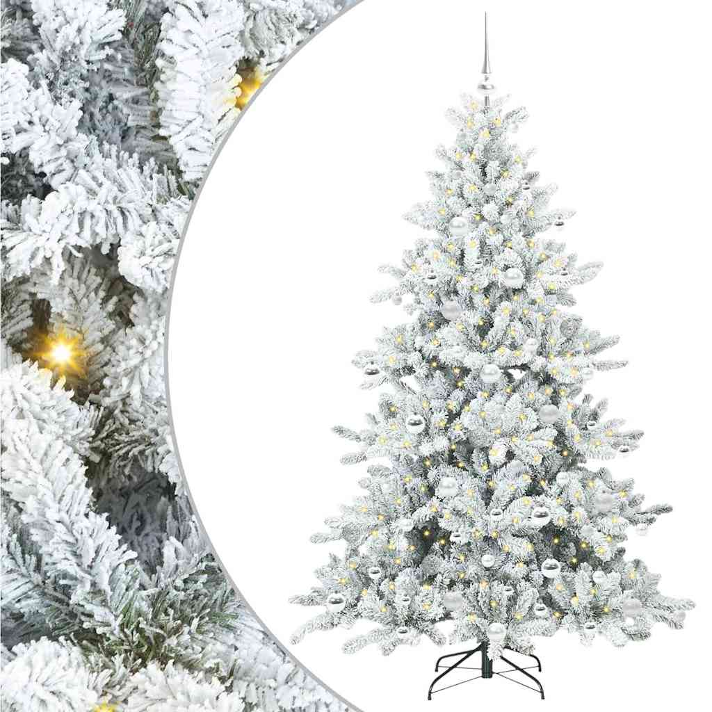 Kunstmatige Inklapbare Kerstboom met 300 LED 180 cm PVC
