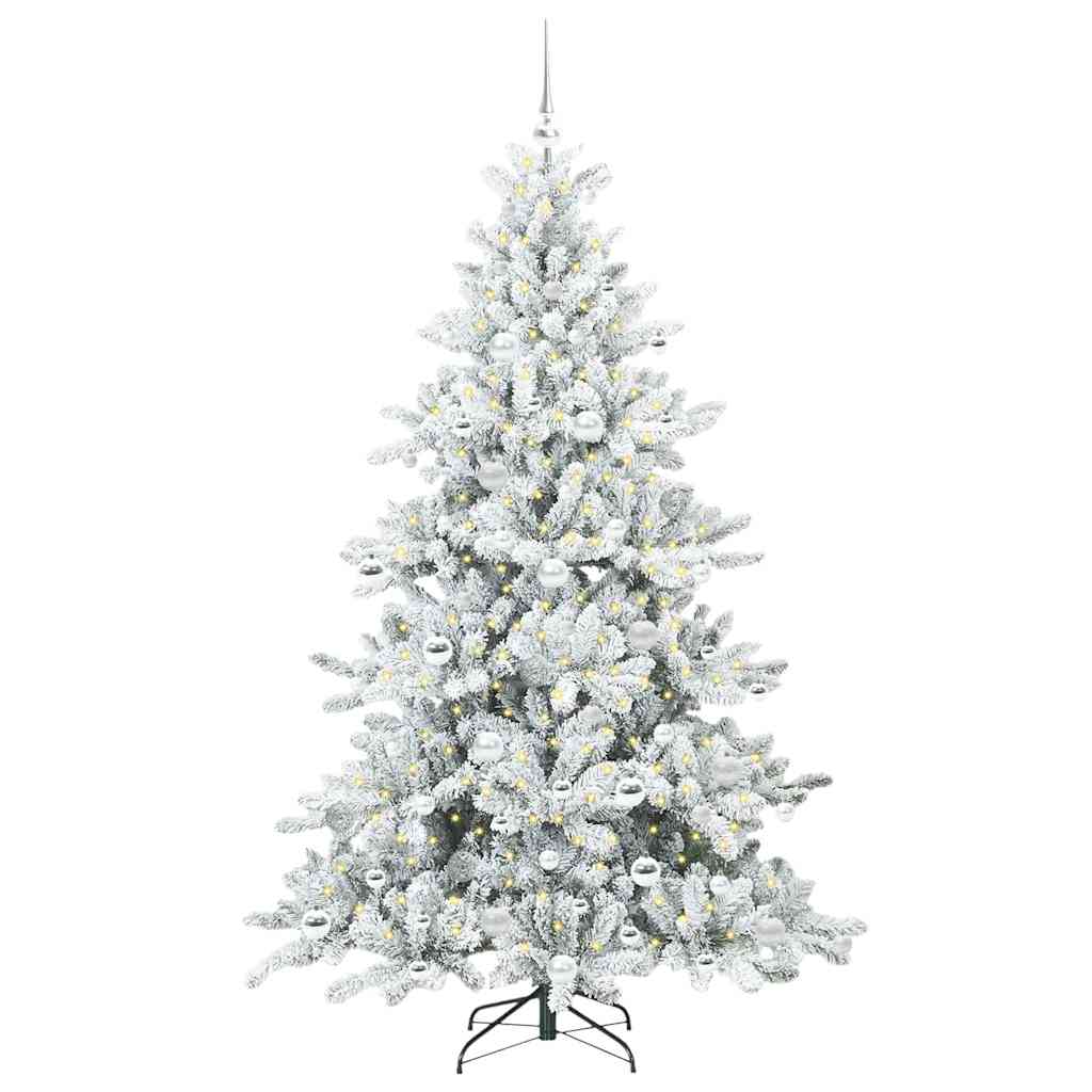 Kunstmatige Inklapbare Kerstboom met 300 LED 180 cm PVC