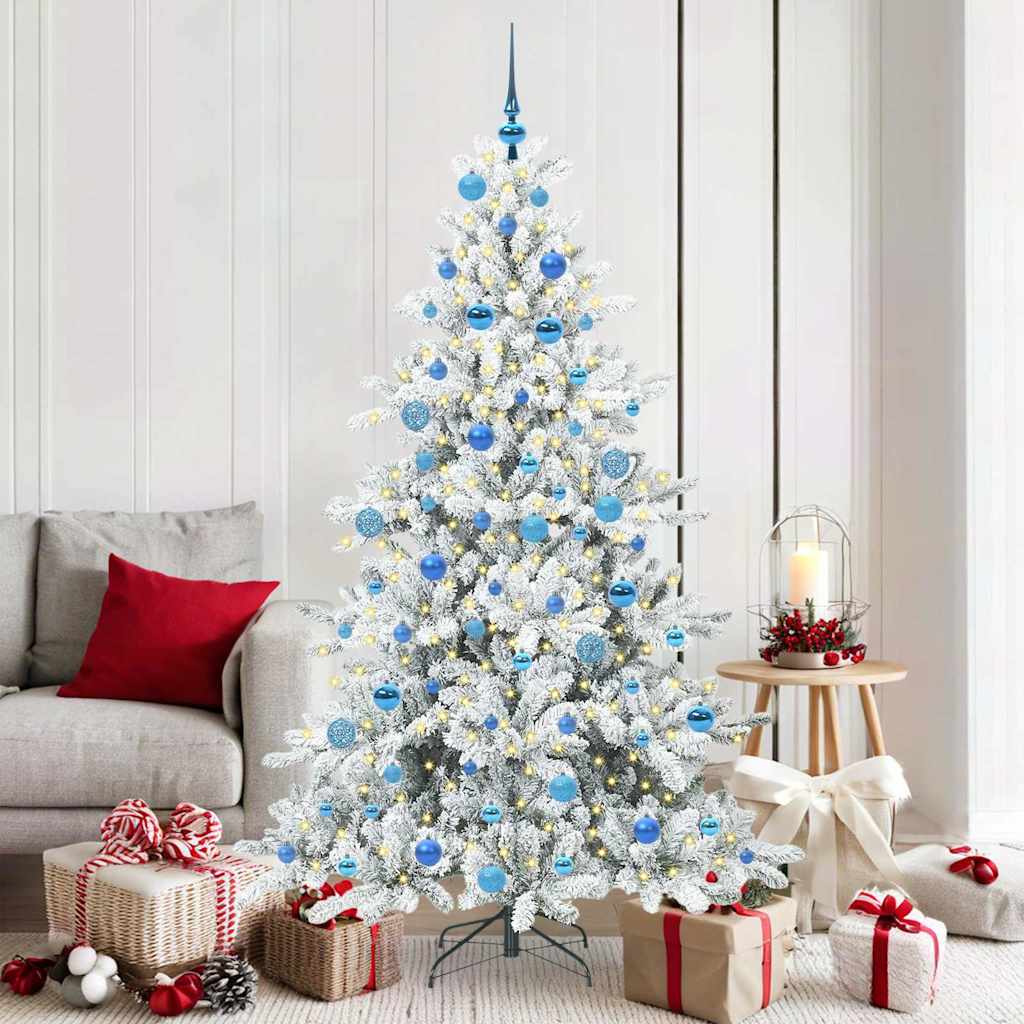 Kunstmatige Inklapbare Kerstboom met 300 LED 180 cm PVC
