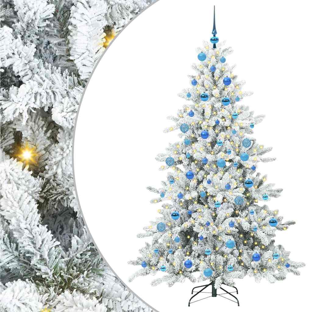 Kunstmatige Inklapbare Kerstboom met 300 LED 180 cm PVC