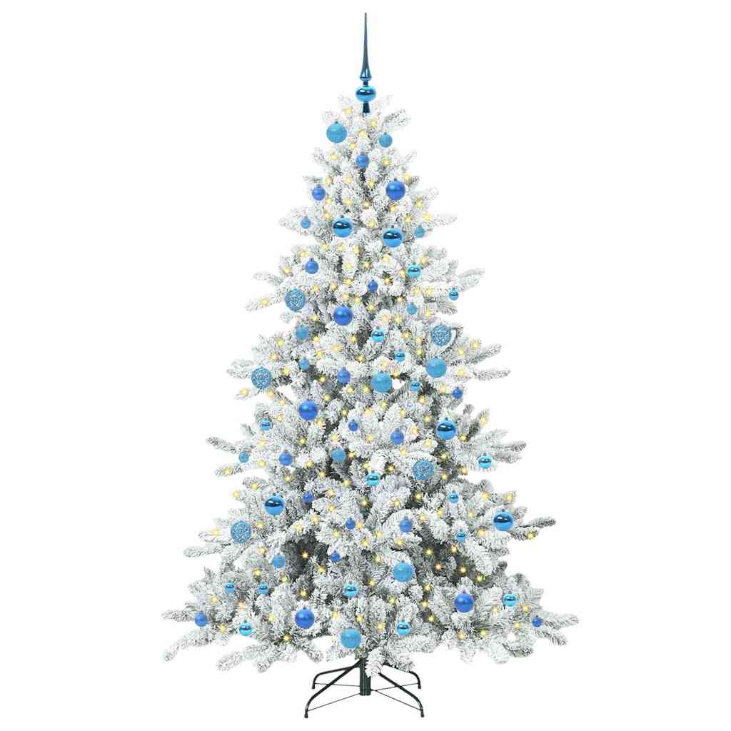 Kunstmatige Inklapbare Kerstboom met 300 LED 180 cm PVC