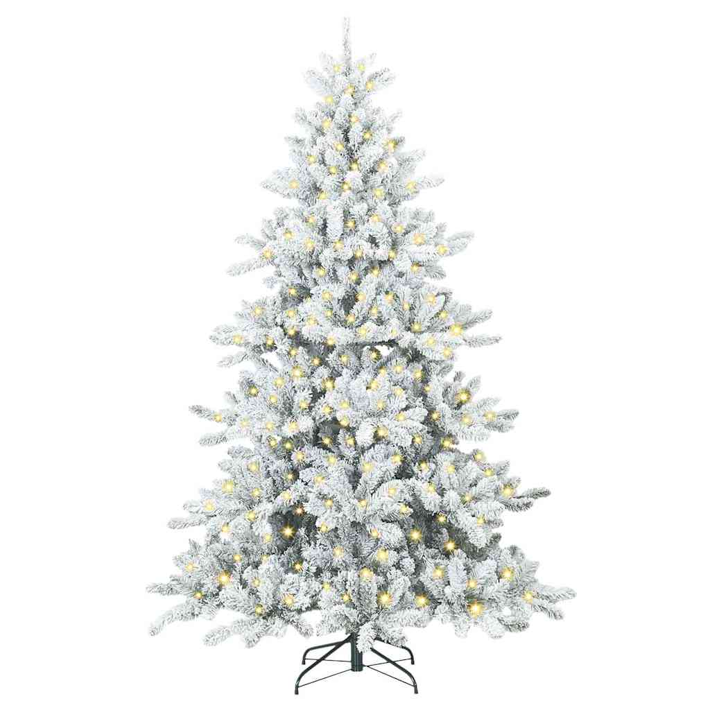 Kunstmatige Inklapbare Kerstboom met 300 LED 210 cm PVC