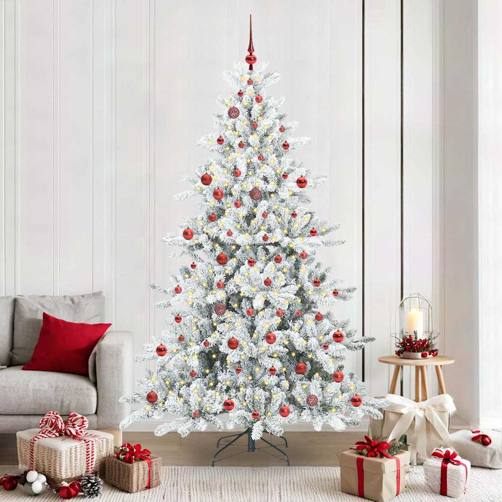 Kunstmatige Inklapbare Kerstboom met 300 LED 210 cm PVC