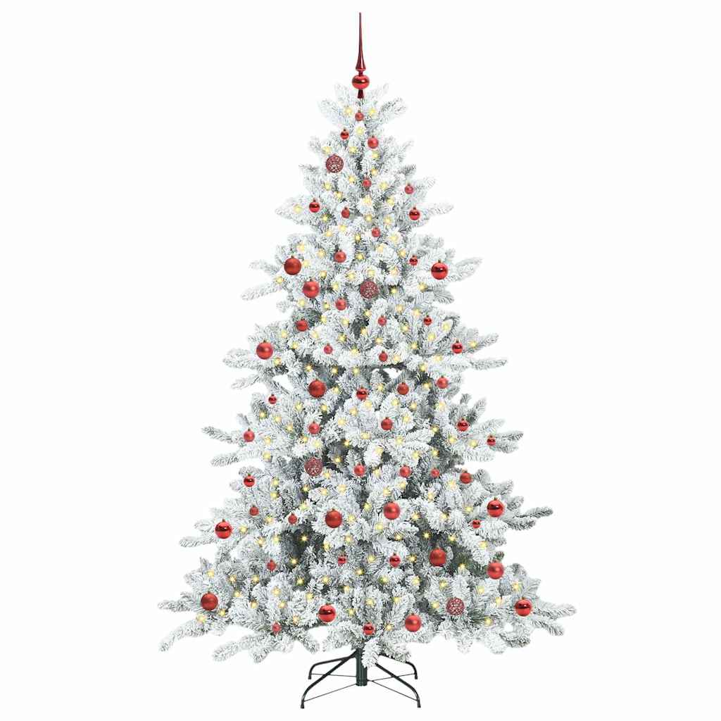 Kunstmatige Inklapbare Kerstboom met 300 LED 210 cm PVC