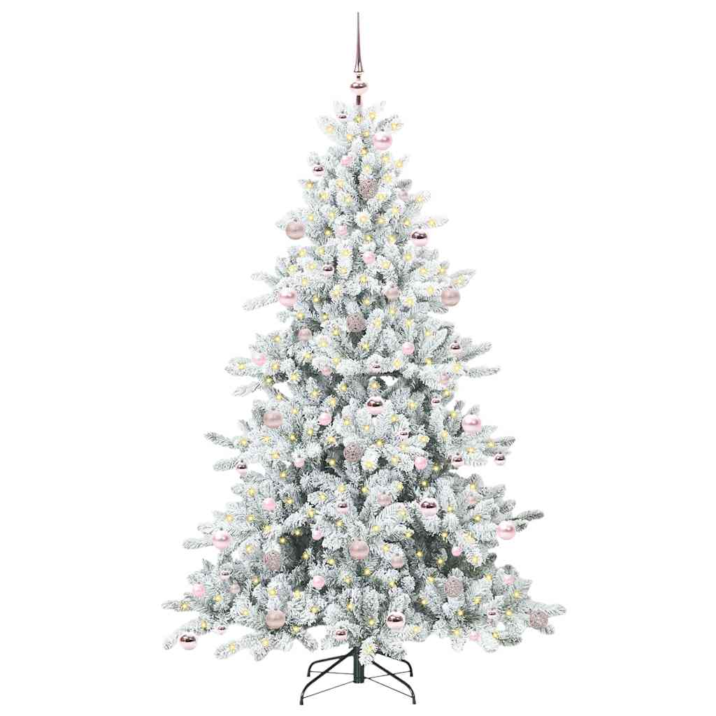 Kunstmatige Inklapbare Kerstboom met 300 LED 210 cm PVC