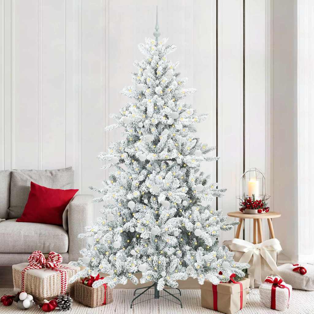 Kunstmatige Inklapbare Kerstboom met 300 LED 210 cm PVC