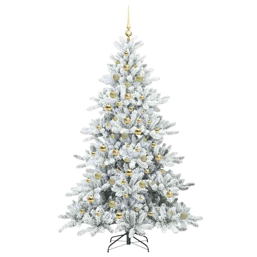 Kunstmatige Inklapbare Kerstboom met 300 LED 210 cm PVC