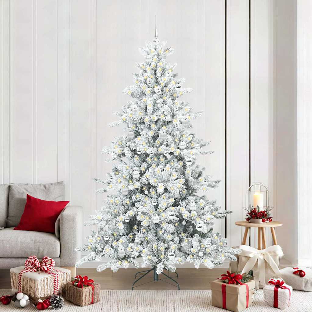 Kunstmatige Inklapbare Kerstboom met 300 LED 210 cm PVC
