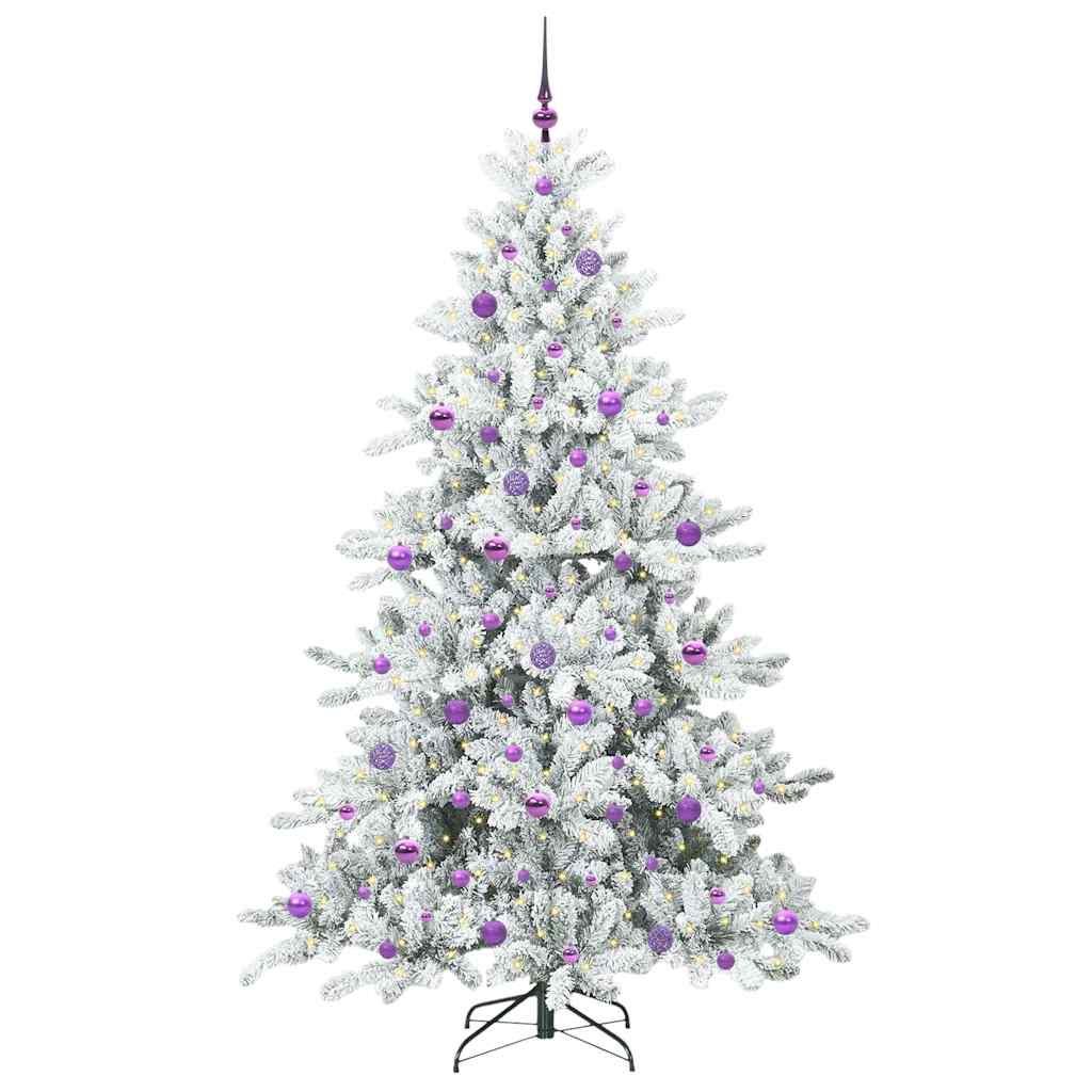 Kunstmatige Inklapbare Kerstboom met 300 LED 210 cm PVC