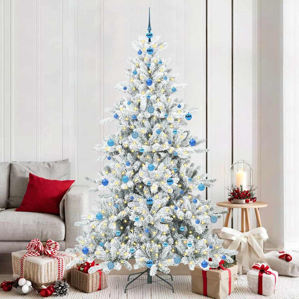 Kunstmatige Inklapbare Kerstboom met 300 LED 210 cm PVC