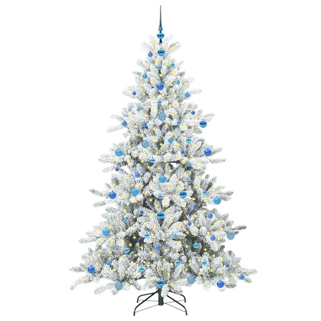 Kunstmatige Inklapbare Kerstboom met 300 LED 210 cm PVC