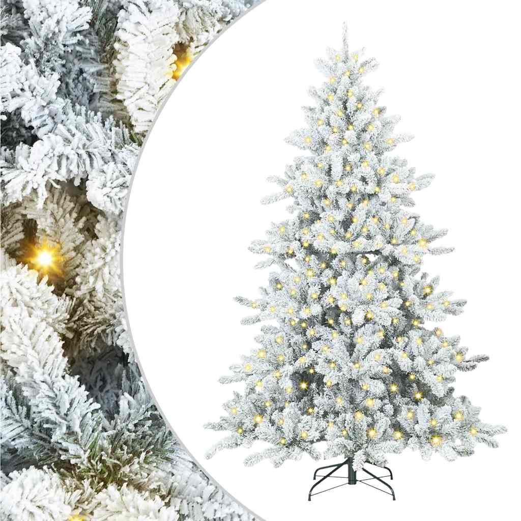 Kunstmatige Inklapbare Kerstboom met 300 LED 240 cm PVC
