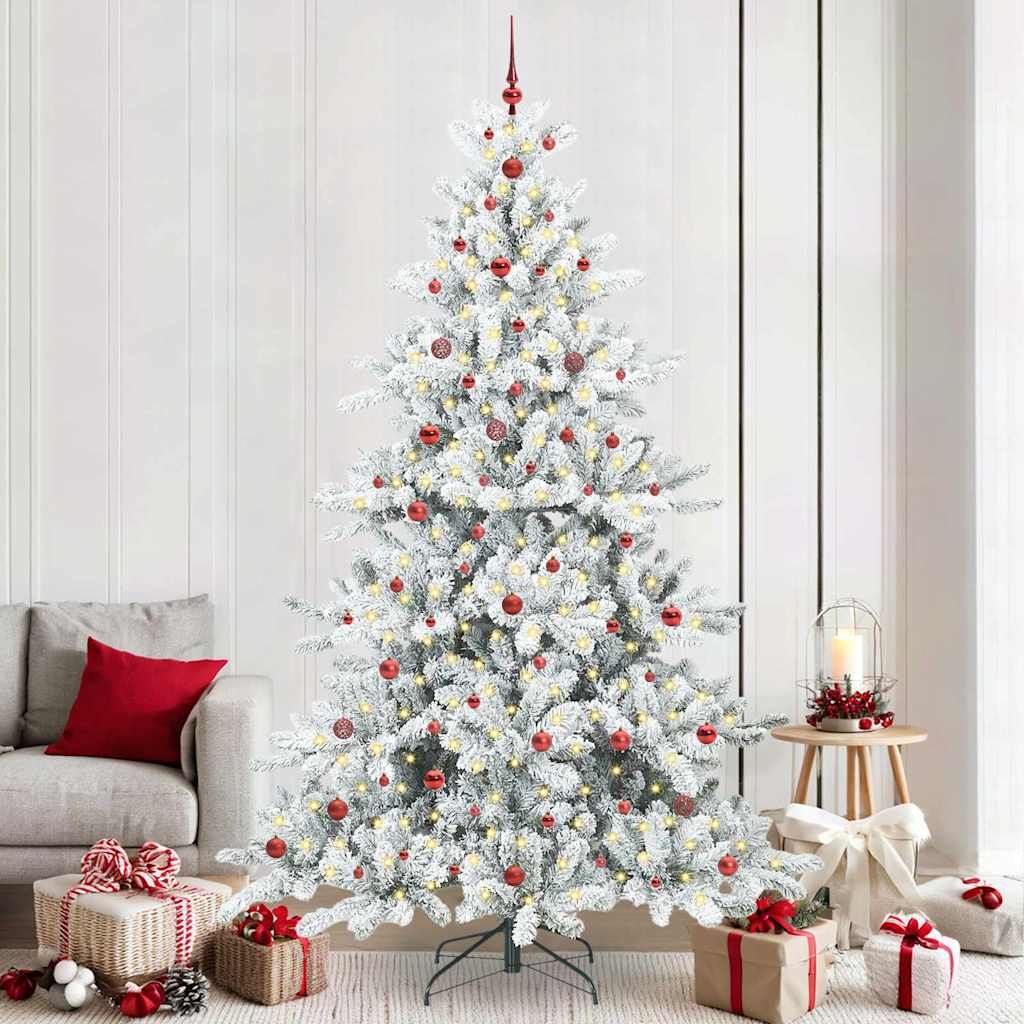 Kunstmatige Inklapbare Kerstboom met 300 LED 240 cm PVC